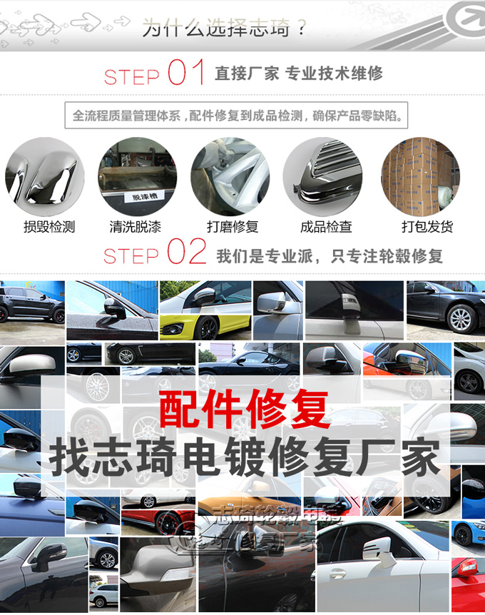汽车配件电镀塑料件镀铬加工要求